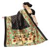 IMTRA FASHION Saree For Women Art Silk Printed Sari with Unstitched Blouse Piece view 4