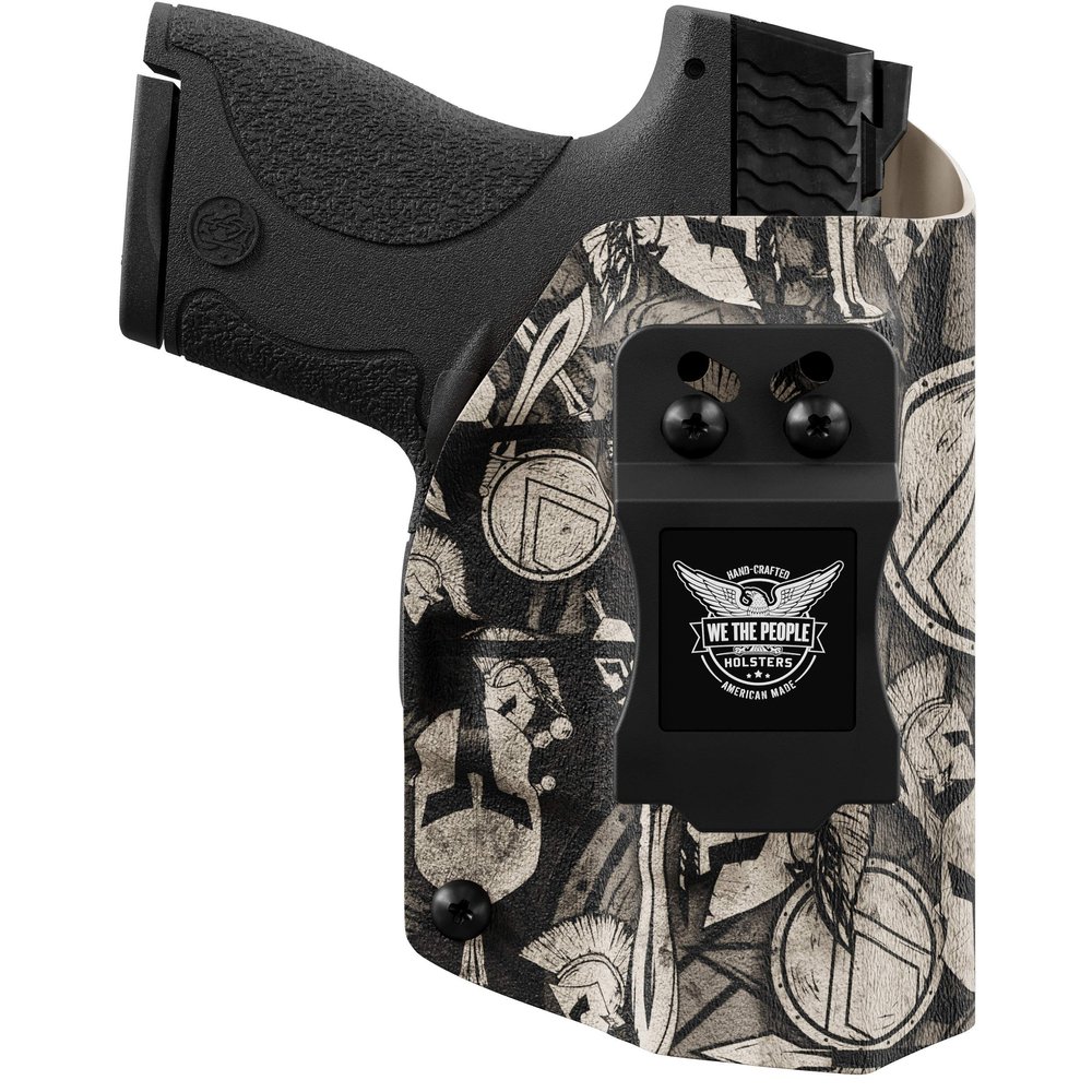 We The People Holsters - Tan Spartan Camo - Left Hand - IWB Holster Compatible with Springfield Hellcat Pro RDS