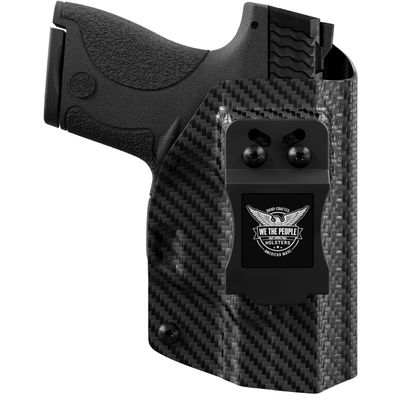 We The People Holsters - Carbon Fiber - Left Hand - IWB Holster Compatible with Glock 17/MOS / 22/MOS / 31/MOS / 47 MOS w/Streamlight TLR-8/8A Light RDS