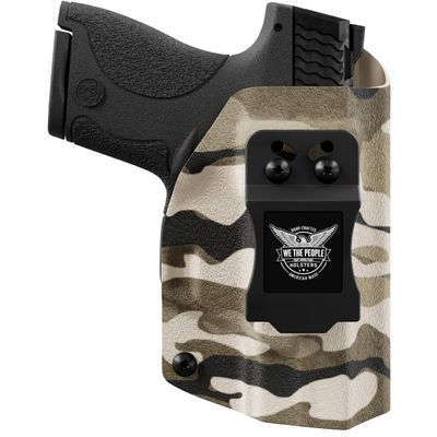 We The People Holsters - Tan Camo - Left Hand - IWB Holster Compatible with CZ P-10 C RDS