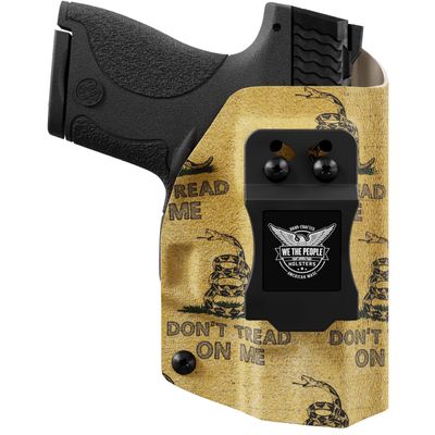 We The People Holsters - Gadsden Flag - Right Hand - IWB Holster Compatible with Walther PDP Compact/Full Size 4" RDS