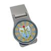 Sigma Delta Tau Officially Licensed Money Clip - Premium Round Stainless Steel Design for Greek Life, Sorority Sisters, Alumni, and College Students - Slim Front Pocket Carry (Sigma Delta Tau 4) view 3