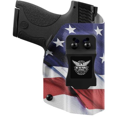 We The People Holsters - American Flag - Right Hand - IWB Holster Compatible with Glock 22 Gen 5 w/Streamlight TLR-7/7A Light