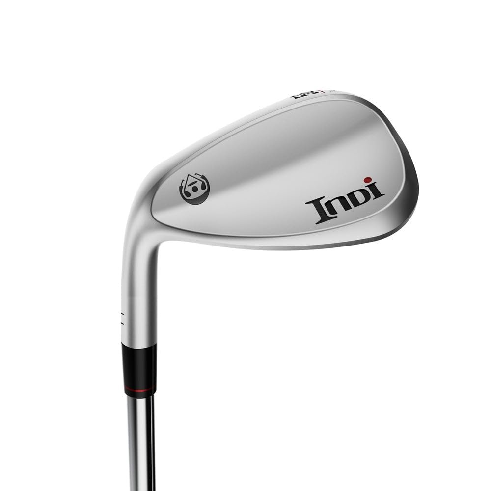 Indi Golf Wedge, S-Grind, FLX Model, Left-Hand, 50 Degree, Gap Wedge, Non-Conforming Grooves