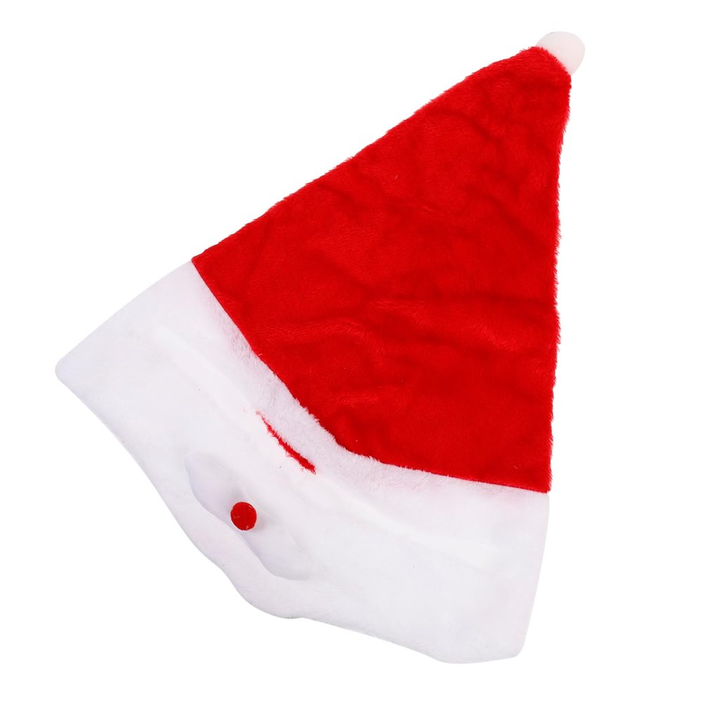 Wakauto 3pcs Stylish Christmas Santa Hat Cover for Cycling Fun Riding Gear Easy to Install Decor for Full Face Helmets Eye-catching Holiday Accessory