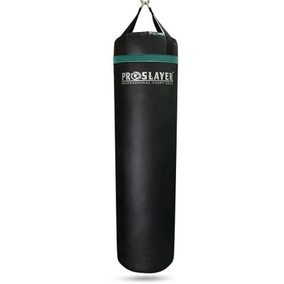 Proslayer 6ft 150lb Muay Thai Kickboxing Boxing MMA Heavy Bag - UNFILLED - Black/Dark Green - Made in USA