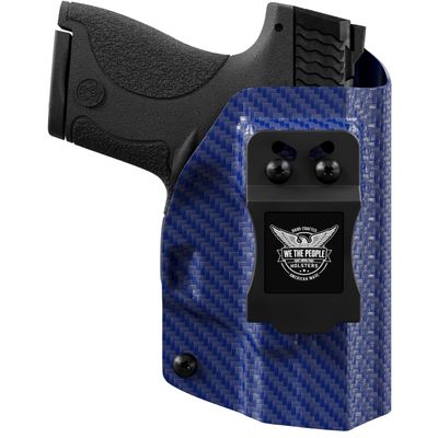 We The People Holsters - Blue Carbon Fiber - Right Hand - IWB Holster Compatible with PSA Dagger Full Size