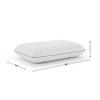 Vaverto Camping Pillow, Medium Firm Memory Foam Travel Pillow, Compressible & Portable, Breathable Washable Cover, Backpacking, Airplane & Car Travel, 12" x 18" view 3