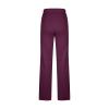 IEPOFG Fleece Lined Pants for Women Casual Winter Warm Thickened Fashion Fitness Elastic High Waisted Sweatpants with Pocket Purple view 3