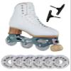 Jackson Ultima Inline Roller Skates/White Elle/Bundle with Mirage Wheels and Tools/Women's Size 5 / JUST LAUNCHED 2023 view 1
