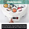 Pool Ball Polisher, 16 Balls Billiard Cleaning Machine, Automatic Billiard Ball Cleaner, for Clean,Polish & Care for Billiards Balls, for Billiards Ball Set Snooker Ball Set view 3