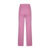 IEPOFG Fleece Lined Pants for Women Casual Winter Warm Thickened Fashion Fitness Elastic High Waisted Sweatpants with Pocket Pink view 2