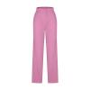 IEPOFG Fleece Lined Pants for Women Casual Winter Warm Thickened Fashion Fitness Elastic High Waisted Sweatpants with Pocket Pink view 3