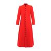 Buddhi Mens Priest Costume Adult Priest Costume Father Robe Stole Cosplay Stage Halloween Catholic Clergy Priest Vestments Cosplay Cassock Renaissance Cosplay view 1
