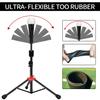 FDLS Baseball Batting tee for Adults and Youth Teens, Portable Tripod Stand Base Tee Easy Adjustable Height 27 to 46 inches for Hitting Training Practice, with Carrying Bag (Black and Red) view 4