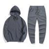 Buddhi Mens Tracksuit Hooded Fitness Sport Suits Gym Hoodie 2 Piece Hoodies Joggers Sweatpants Sets Gym Jogging Tracksuits Long Sleeve Running Jogging Athletic Sports Set Pullover view 4