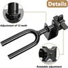 codree 2 Pcs Tree Stand Bow Holder- 12 Teeth Adjustable Hunting Bow Holder- Easy Installation Treestand Bow Rest for Outdoor Hunting Archery Gear Accessory view 3