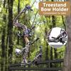 codree 2 Pcs Tree Stand Bow Holder- 12 Teeth Adjustable Hunting Bow Holder- Easy Installation Treestand Bow Rest for Outdoor Hunting Archery Gear Accessory view 4