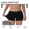 Runhit 3" Volleyball Shorts Womens 3 Pack Compression Shorts for Women Spandex Shorts Women with Pocket Workout Athletic Black Black Black M view 3