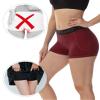 Runhit 3" Volleyball Shorts Womens 3 Pack Spandex Shorts Women with Pocket Compression Shorts for Women Running Athletic Red Blue Black L view 4