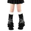 Olreco Black Leg Warmers for Women Y2K Gothic Accessories for Women Goth Gifts Goth Clothes Leg Warmers Halloween Costumes view 1