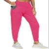 Womens Joggers with Pockets High Waisted - Soft Lightweight Athletic Workout Pants for Running Gym Fitness Yoga and Casual (Hot Pink9, Medium) view 1