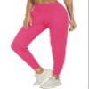Womens Joggers with Pockets High Waisted - Soft Lightweight Athletic Workout Pants for Running Gym Fitness Yoga and Casual (Hot Pink9, Medium) view 3