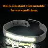 Fay Bless LED Armband, USB Rechargeable Flashing Light (Grey 1 Pack) view 4