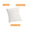 uxcell 6Pcs Bracelet Watch Pillow, 3.54" x 3.15" PU Leather Jewelry Display Pillows for Bangle Cushions Display Storage, White view 4