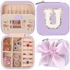 CHMI Purple Jewelry Box, Travel Jewelry Organizer, Women's Gifts - Birthday, Christmas view 1