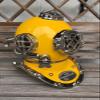 ALFA NAUTICAL Scuba Vintage Helmet Divers Diving US Navy Mark V Full Size Antique Divers Yellow Helmet view 1