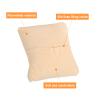 uxcell 10Pcs Bracelet Watch Pillow, 3.54" x 3.15" Flannelette Jewelry Display Pillows for Bangle Cushions Display Storage, Beige view 4