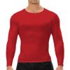 Men's Compression Shirts Long Sleeve Athletic T Shirt Workout Cool Dry Running Tops Gym Undershirts Sports Baselayers 1/2 Pack view 3