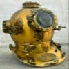 ALFA NAUTICAL Antique Diving Helmet US Navy Mark V Deep Sea Scuba Marine Divers Helmet view 1
