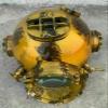 ALFA NAUTICAL Antique Diving Helmet US Navy Mark V Deep Sea Scuba Marine Divers Helmet view 3