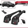 acpar Compatible with Porsche Cayenne 3 (9YA) 2018-2025 ACE-2 Car Roof Rack Cross Bar Black Aluminium 2 Bars view 4