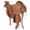 AHS us Awesome Floral Design Roping Ranch Wade Western Saddle (17") view 4