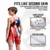 Exxact Sports Sublimated Youth Wrestling Singlet For Boys, Premium Powerlifting Singlet, Kids Wrestling Singlets For Training (YS, Brushy USA) view 3