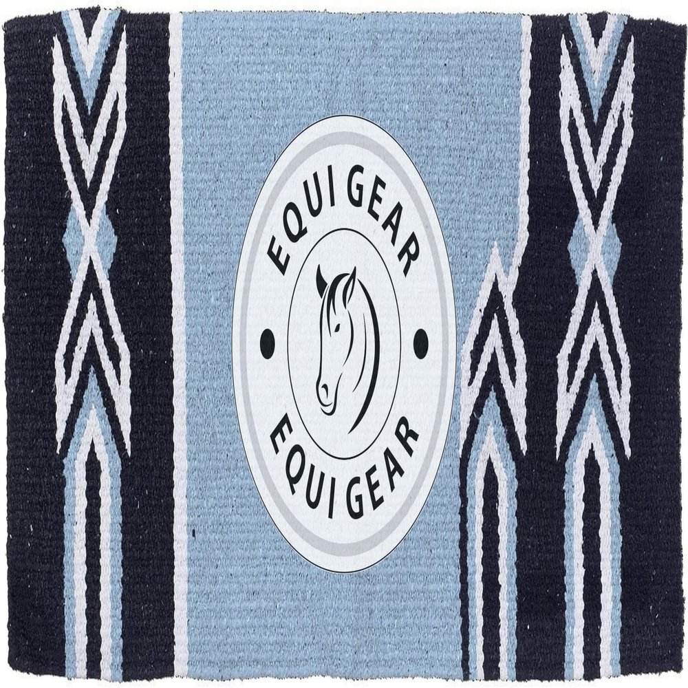 EQUIGEAR Horse Western Ranch Saddle pad/New Zealand Wool Western Saddle Blanket Top Wool Saddle pad Size 34" L x 36" W (Customization Available) z148
