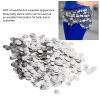 2000Pcs Belly Dance Coins, Belly Dance Costume Coins, Exquisite Sequins Pendants for DIY Costume, Waist Chains, Clothing Accessories (Silver (Bird Coin)) view 2