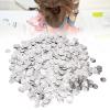 2000Pcs Belly Dance Coins, Belly Dance Costume Coins, Exquisite Sequins Pendants for DIY Costume, Waist Chains, Clothing Accessories (Silver (Bird Coin)) view 4