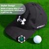 Prodigora SlopeMaster ProGreen Reader - Golf Ball Marker with High Precision Green Reading Aid Golf Accessories for Men Women (Black&DarkGreen) view 3