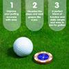 Prodigora SlopeMaster ProGreen Reader - Golf Ball Marker with High Precision Green Reading Aid Golf Accessories for Men Women (Brown&DarkBlue) view 2