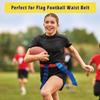 Clocean Web Football Belt with Two Stainless Steel D Rings 52' Football Pants Belt for Men Women Kids Youth Boys Girls (Red) view 4