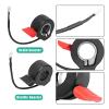 BBAUER Electric Scooter Finger Throttle Booster Hall Sensor Electric Bike Thumb Throttle E-Bike Accelerator Grip Throttle (Color : Red) view 4