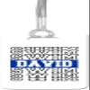 Daisy Lane Swim Bag Tag Personalized, Christmas Stocking Stuffer, Swimmer Gift Idea for Boy Girl, Waterproof Swimming Team Present (Blue) view 1