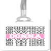 Daisy Lane Swim Bag Tag Personalized - Swimmer Gift Idea for Boy Girl - Waterproof Swimming Team Present (Pink) view 1