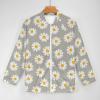 Small Daisy Flower Lightweight Bomber Jacket Men Golf Fashion Coat Track Jackets Casual Windbreaker Shirt 5XL view 3