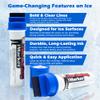 The Hockey Marker for Rink and Training  Long Lasting Line Marker for Center and Skill Lines on Ice, Designed for Hockey Coaches and Goalies, Used in Ice Hockey Practice and Training Drills - Blue view 2