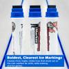 The Hockey Marker for Rink and Training  Long Lasting Line Marker for Center and Skill Lines on Ice, Designed for Hockey Coaches and Goalies, Used in Ice Hockey Practice and Training Drills - Blue view 4